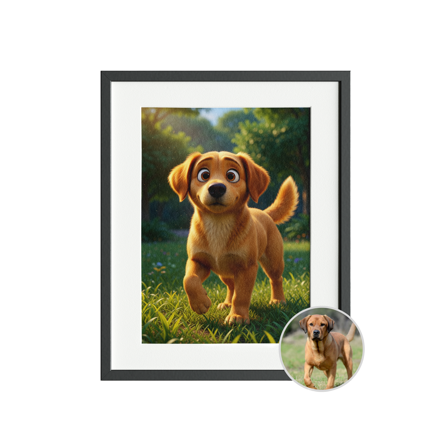 Example pet portrait